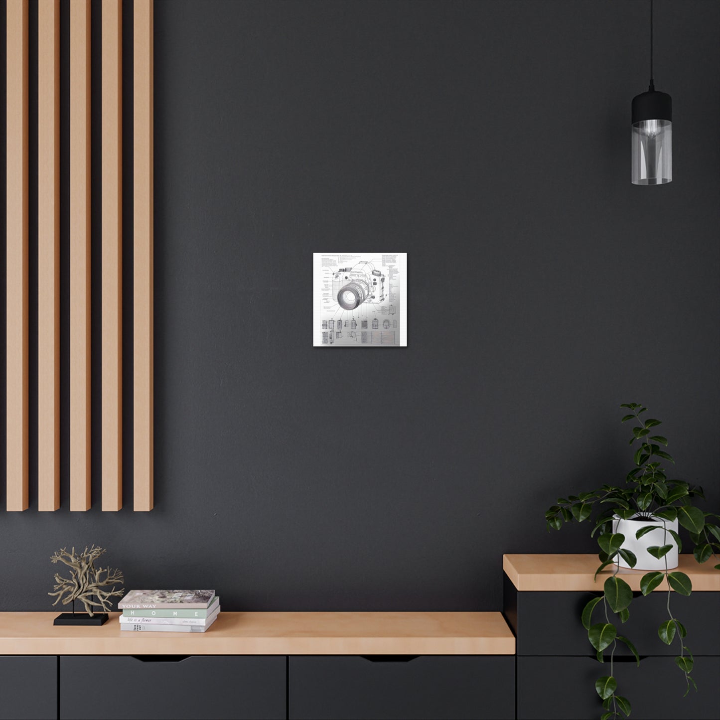 fə-ˈtä-grə-fər | Camera Aperture Technical Schematics | Canvas Gallery Wraps | AI Design Concepts | Version 8