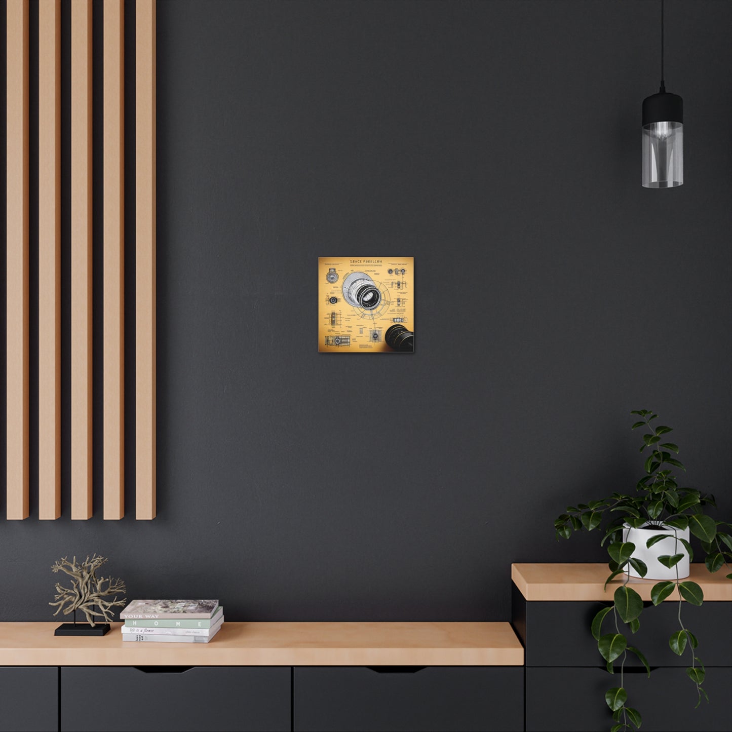 fə-ˈtä-grə-fər | Camera Aperture Technical Schematics | Canvas Gallery Wraps | AI Design Concepts | Version 2