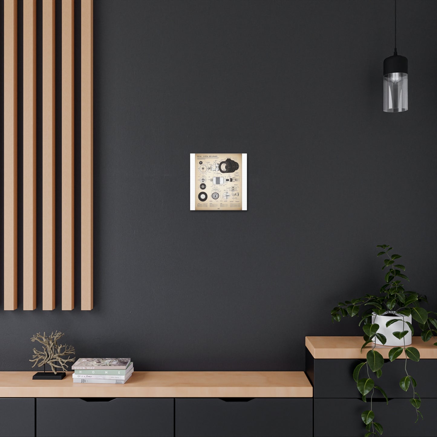 fə-ˈtä-grə-fər | Camera Aperture Technical Schematics | Canvas Gallery Wraps | AI Design Concepts | Version 4