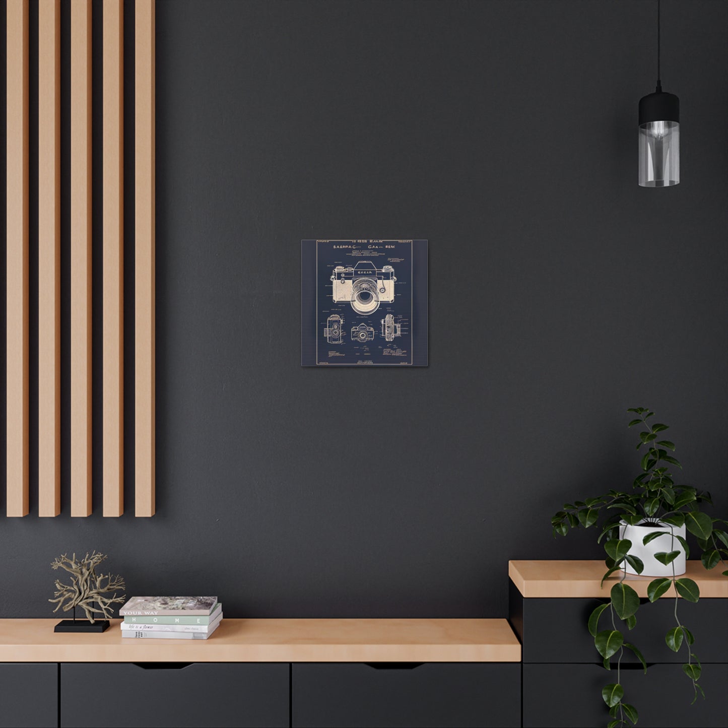 fə-ˈtä-grə-fər | Camera Aperture Technical Schematics | Canvas Gallery Wraps | AI Design Concepts | Version 5