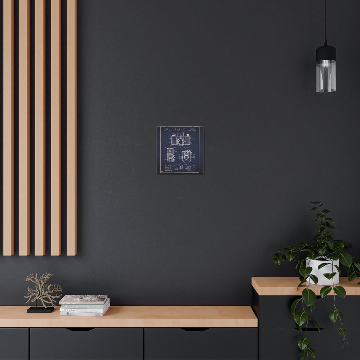 fə-ˈtä-grə-fər | Camera Aperture Technical Schematics | Canvas Gallery Wraps | AI Design Concepts | Version 11