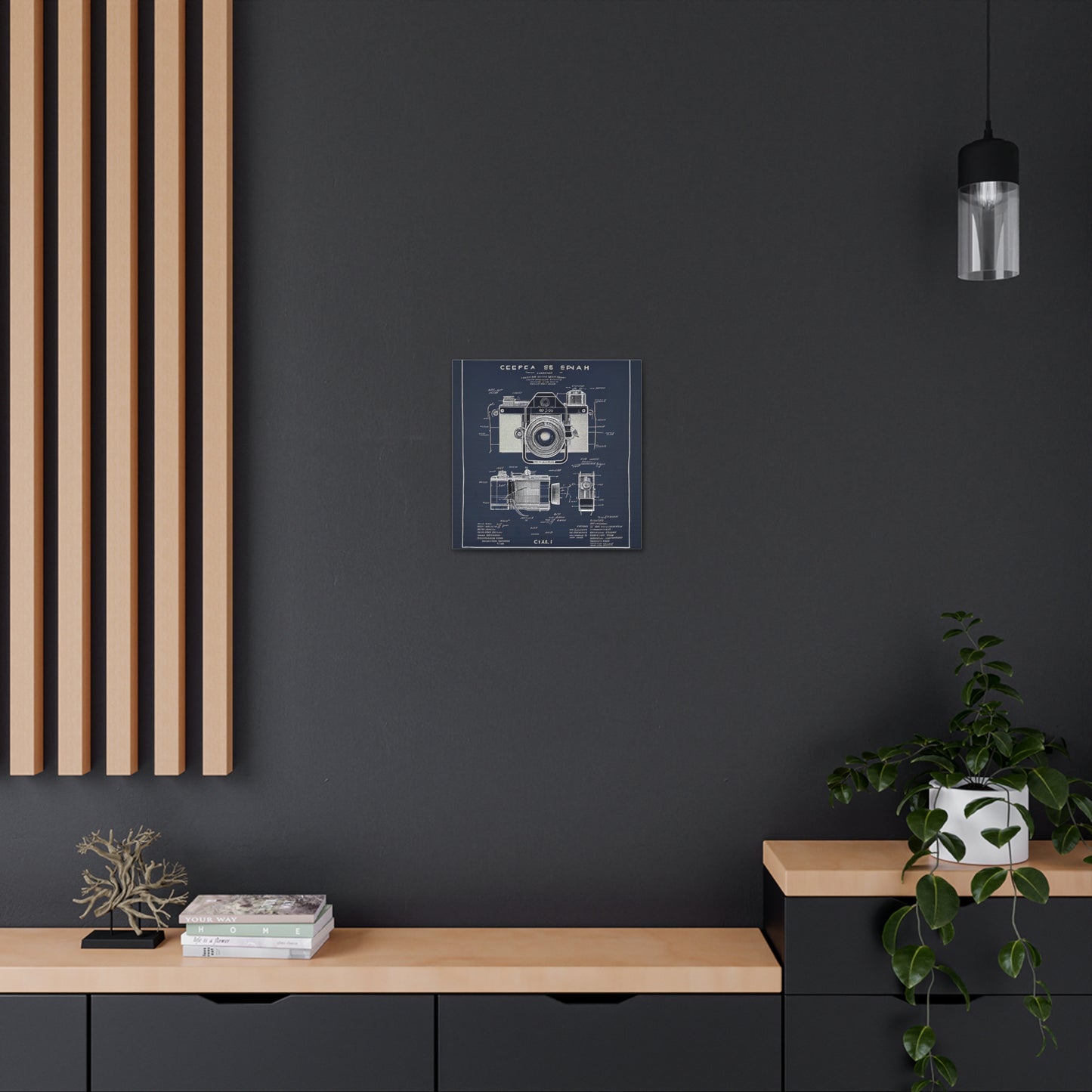 fə-ˈtä-grə-fər | Camera Aperture Technical Schematics | Canvas Gallery Wraps | AI Design Concepts | Version 10